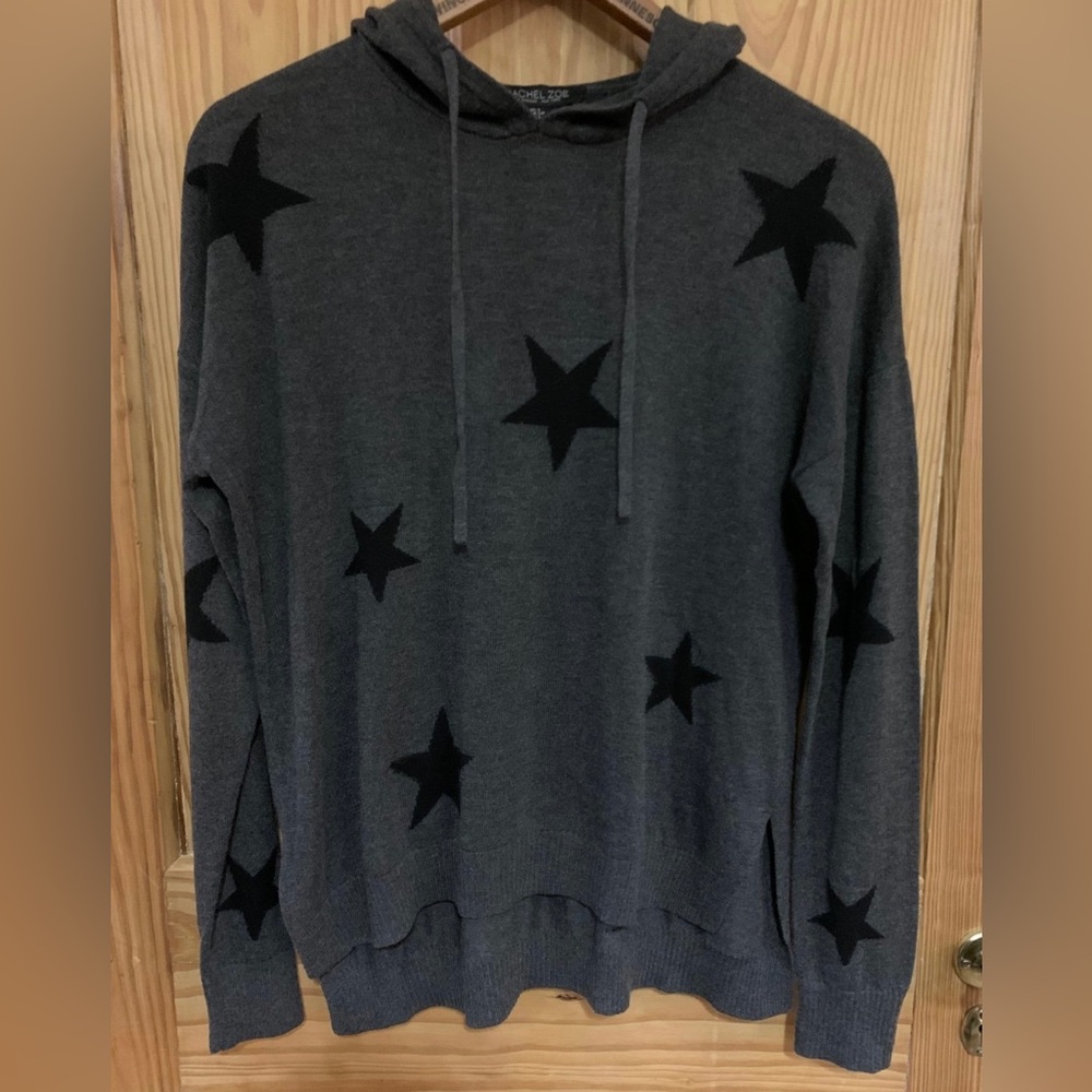 Rachael Zoe Ladies Small Gray Sweater Hoodie